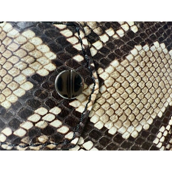 NWT The‎ Kooples Small Emily Snakeskin Leather Clutch Wallet with Chain Strap - Picture 6 of 13